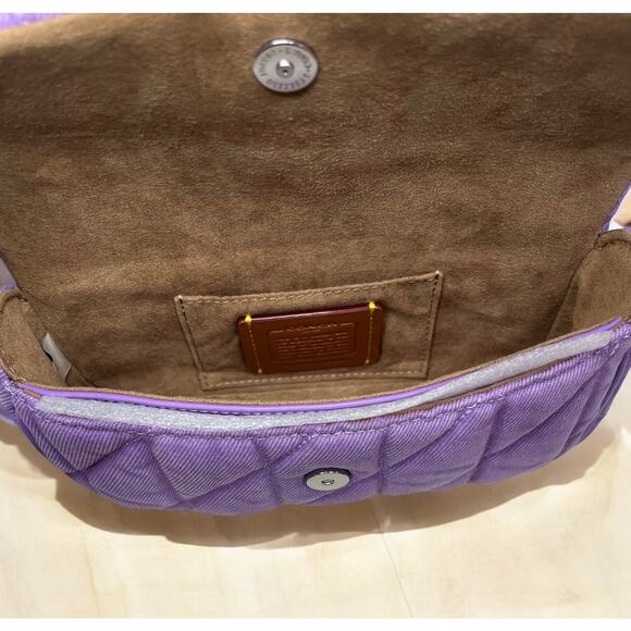 NWT Coach CBI88 Hailey Quilted Flap Bag & CBR13 Slim ID Card Case - Picture 6 of 10